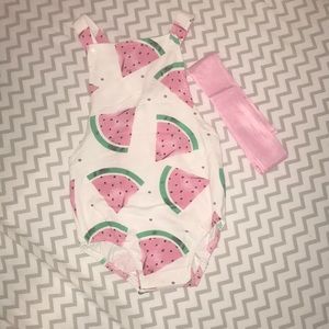 Watermelon romper 9-12 months